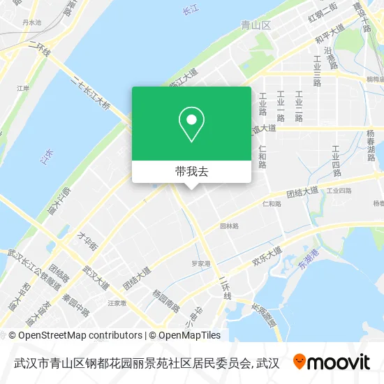 武汉市青山区钢都花园丽景苑社区居民委员会地图