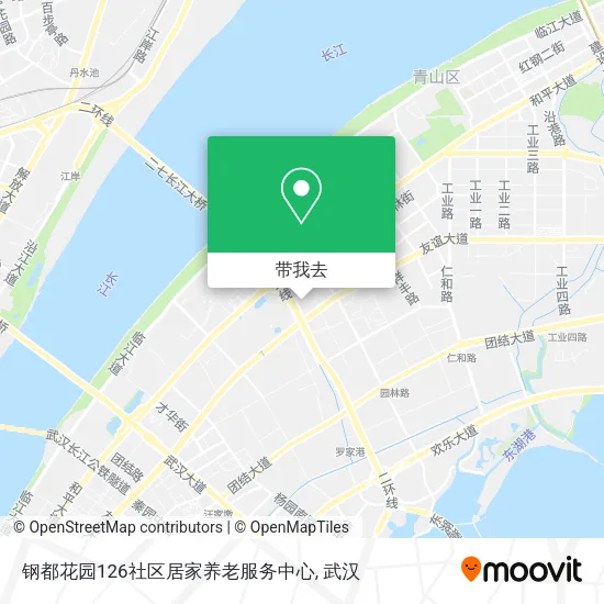钢都花园126社区居家养老服务中心地图