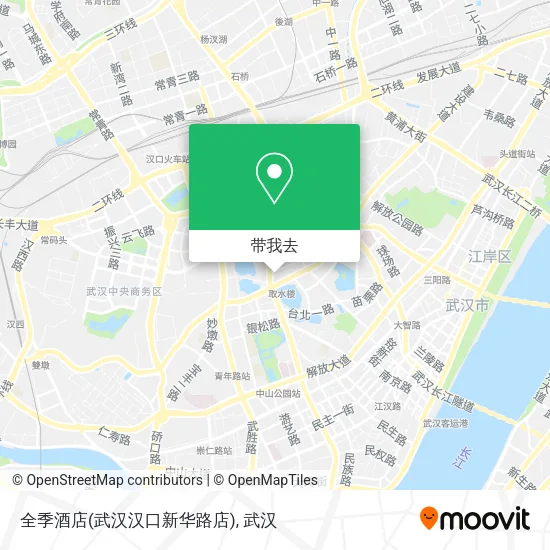 全季酒店(武汉汉口新华路店)地图