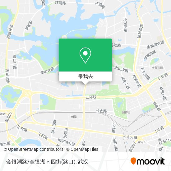 金银湖路/金银湖南四街(路口)地图