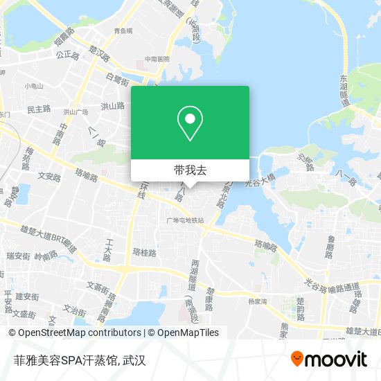 菲雅美容SPA汗蒸馆地图