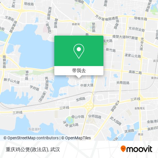 重庆鸡公煲(政法店)地图