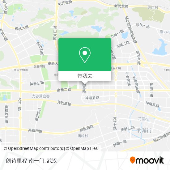 朗诗里程-南一门地图