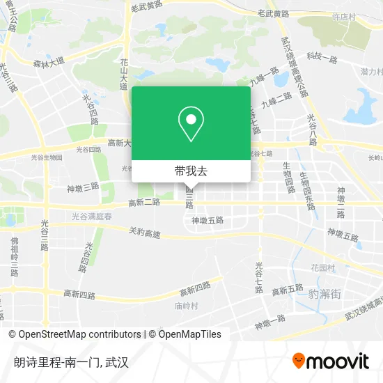 朗诗里程-南一门地图