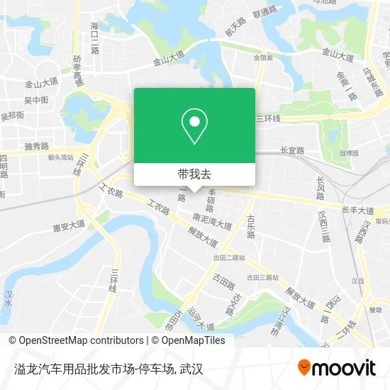 溢龙汽车用品批发市场-停车场地图