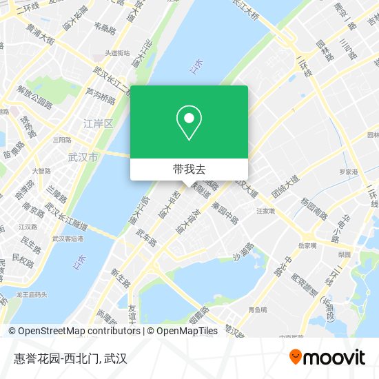惠誉花园-西北门地图