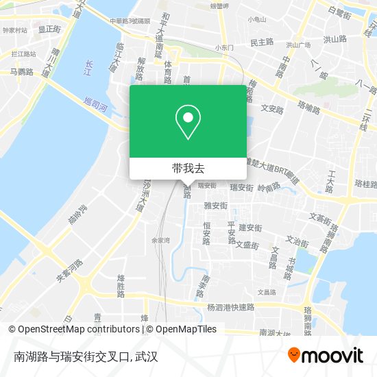 南湖路与瑞安街交叉口地图