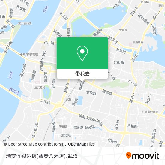 瑞安连锁酒店(鑫泰八环店)地图