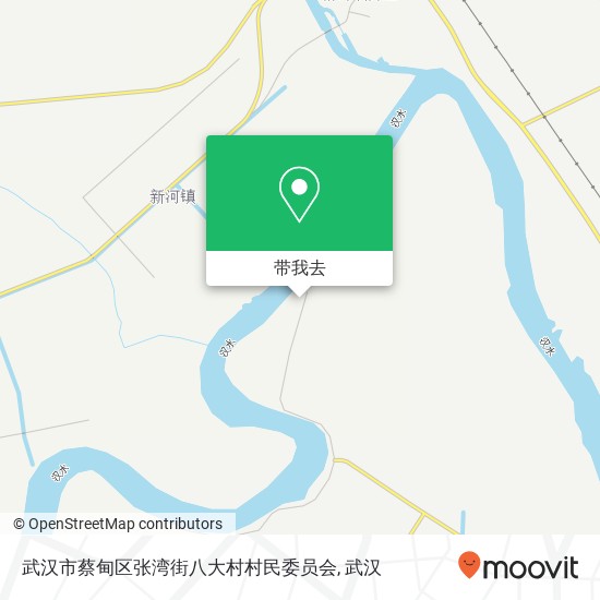 武汉市蔡甸区张湾街八大村村民委员会地图