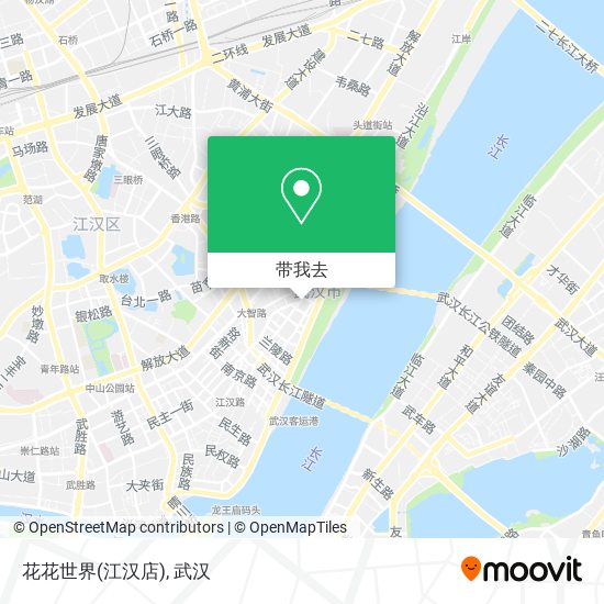 花花世界(江汉店)地图