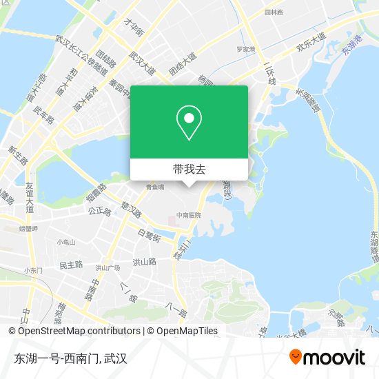 东湖一号-西南门地图