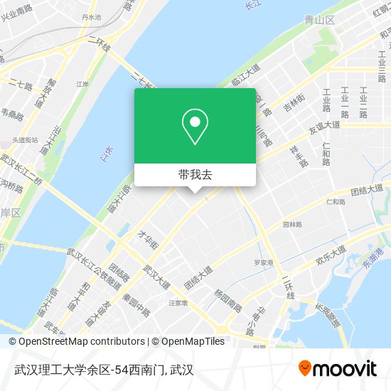 武汉理工大学余区-54西南门地图