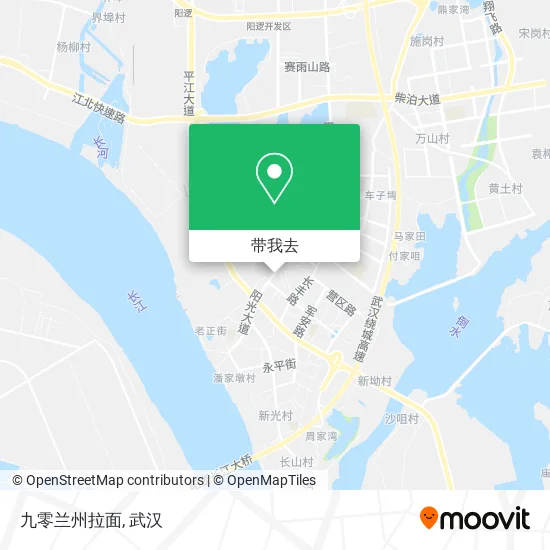 九零兰州拉面地图