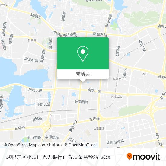 武职东区小后门光大银行正背后菜鸟驿站地图