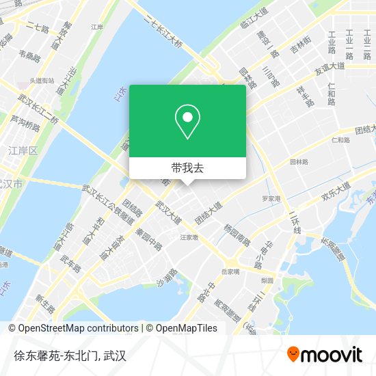 徐东馨苑-东北门地图