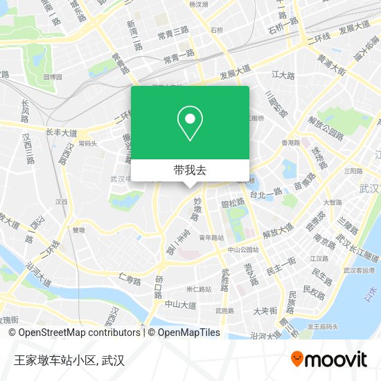 王家墩车站小区地图