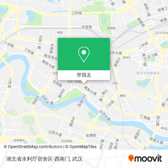 湖北省水利厅宿舍区-西南门地图