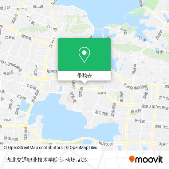 湖北交通职业技术学院-运动场地图
