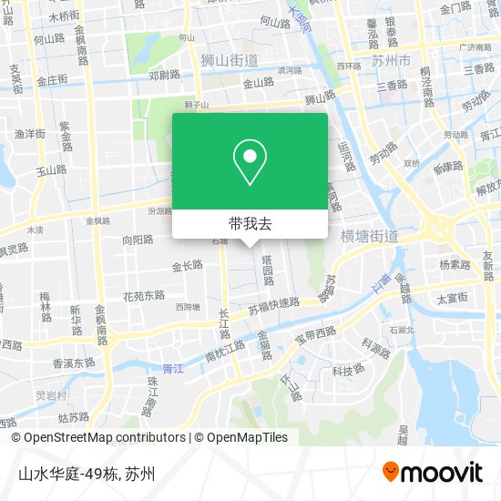 山水华庭-49栋地图