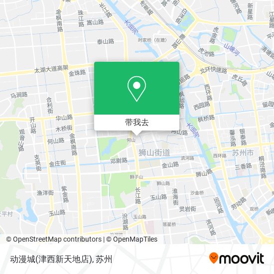 动漫城(津西新天地店)地图