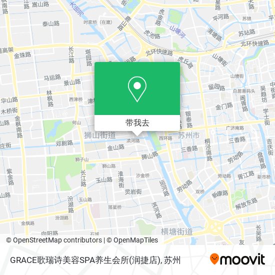 GRACE歌瑞诗美容SPA养生会所(润捷店)地图