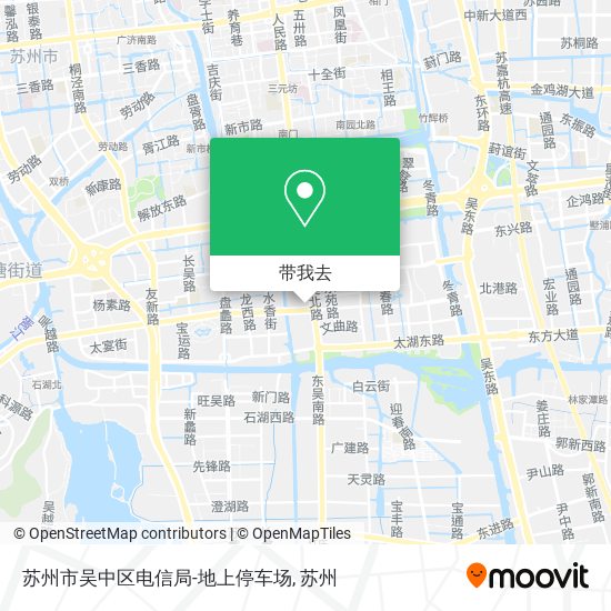 苏州市吴中区电信局-地上停车场地图