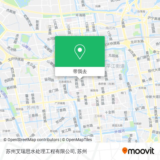 苏州艾瑞思水处理工程有限公司地图