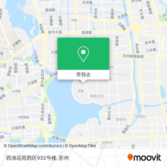 西湖花苑西区932号楼地图