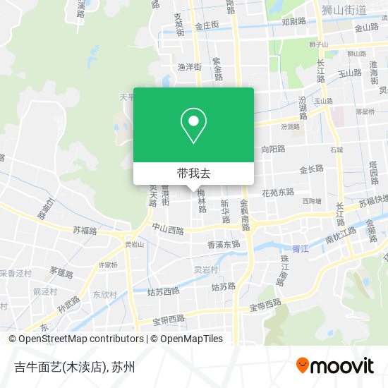 吉牛面艺(木渎店)地图