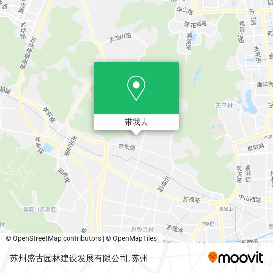 苏州盛古园林建设发展有限公司地图