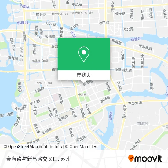 金海路与新昌路交叉口地图