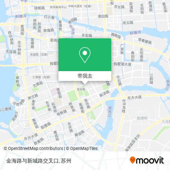 金海路与新城路交叉口地图