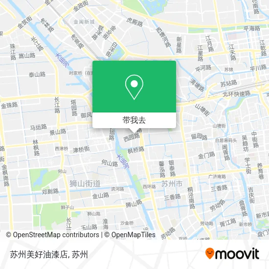 苏州美好油漆店地图
