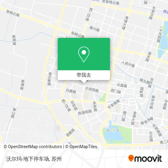 沃尔玛-地下停车场地图