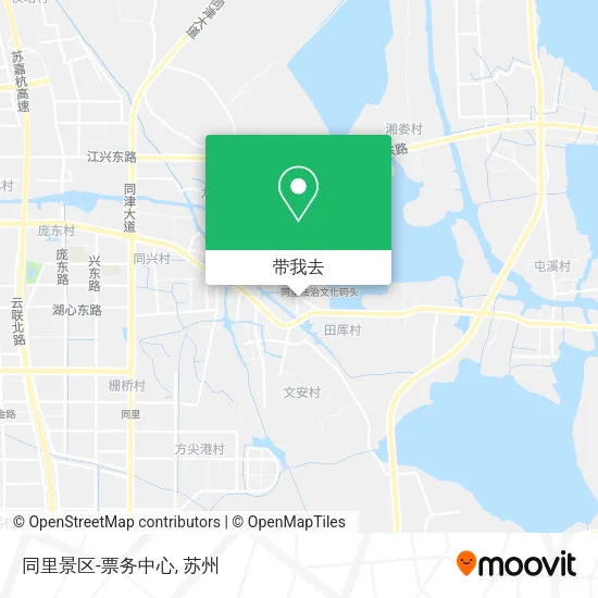 同里景区-票务中心地图
