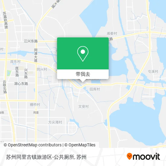苏州同里古镇旅游区-公共厕所地图