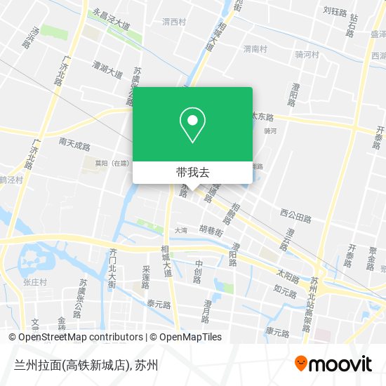 兰州拉面(高铁新城店)地图