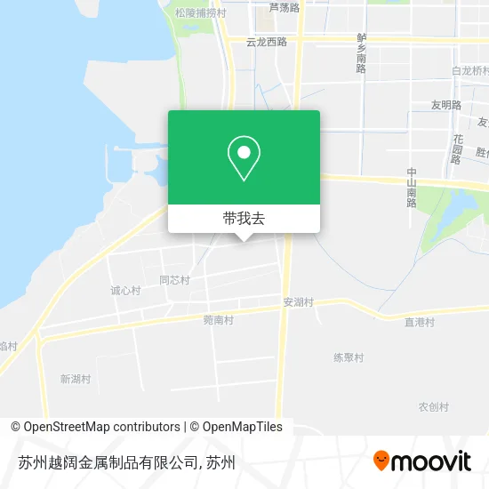 苏州越阔金属制品有限公司地图