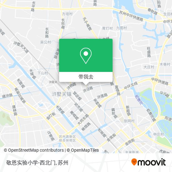 敬恩实验小学-西北门地图