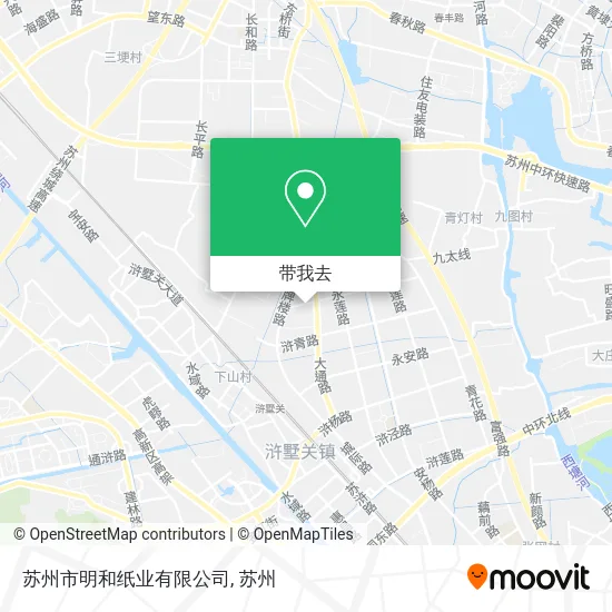 苏州市明和纸业有限公司地图