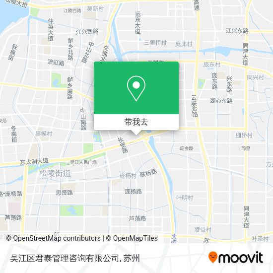 吴江区君泰管理咨询有限公司地图