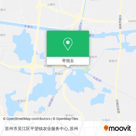 苏州市吴江区平望镇农业服务中心地图