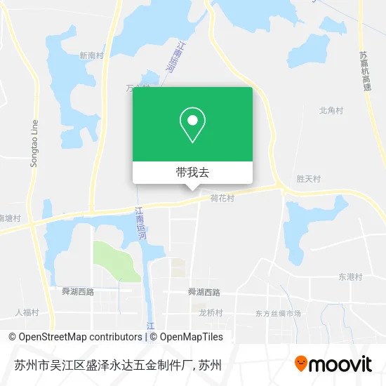 苏州市吴江区盛泽永达五金制件厂地图