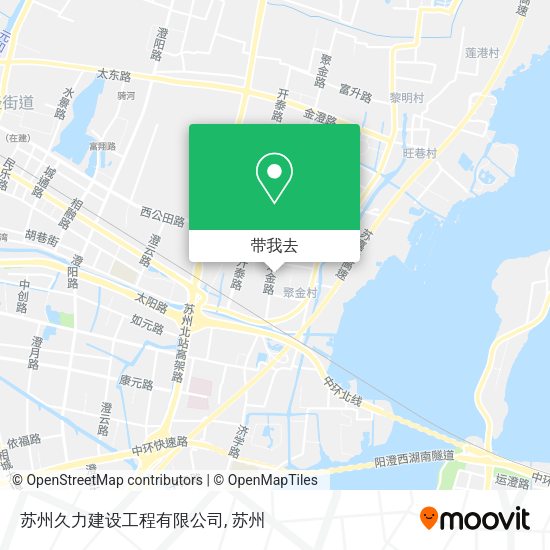 苏州久力建设工程有限公司地图