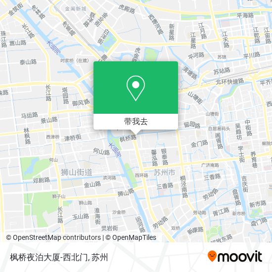 枫桥夜泊大厦-西北门地图