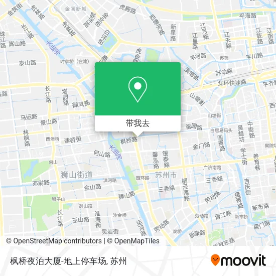 枫桥夜泊大厦-地上停车场地图