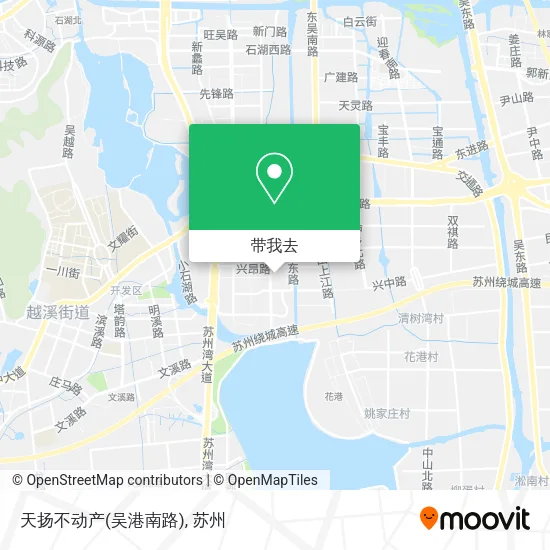 天扬不动产(吴港南路)地图