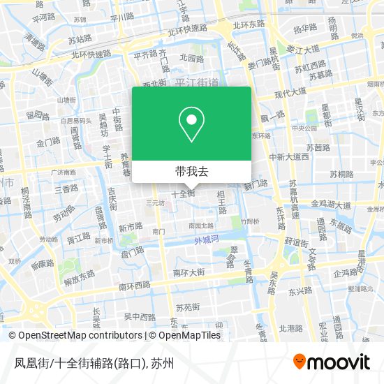 凤凰街/十全街辅路(路口)地图