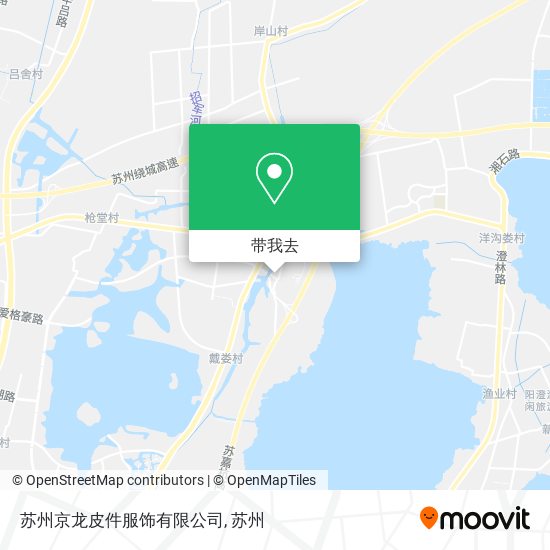 苏州京龙皮件服饰有限公司地图