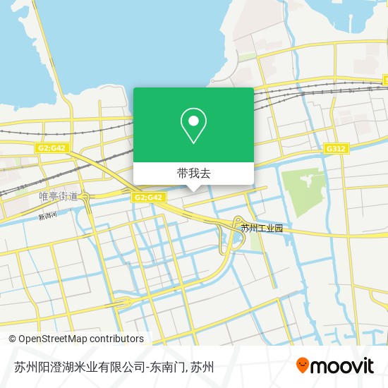 苏州阳澄湖米业有限公司-东南门地图